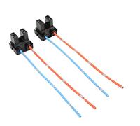 Presa Faro per Modelli Selezionati H7 477, Connettore Presa per Riparazione Lampadina Faro, Cablaggio Resistenza Al Calore in Rame Rosso, Confezione 2