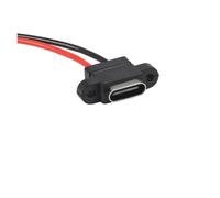 Presa femmina impermeabile USB C a 2 pin, connettore jack di tipo C, 10 pezzi