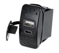 Presa femmina USB-A piu USB-C - 1 PZ Osculati - 14.195.62 - 1419562