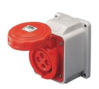 Presa Fissa 10° Parete St.3P+T 16A 380V 6H (Gewiss Cod. Gw62430)