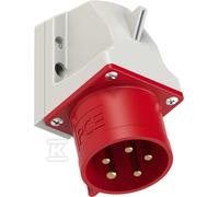 Presa fissa 32A 400V 3P+T+N IP44 525-6