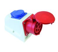Presa fissa 32A 5P 400V + 2P+Z 230V/z COMBI 9225-6f.