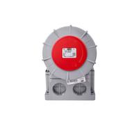 Presa fissa 63A 4P 400V rossa IP67/senza POWER TWIST 134-6