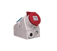 Presa fissa combinata 16A 5P 400V + 2P+Z 230V IP44 VITE BL 1015