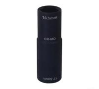 Presa Flip Socket 1/2 Pollice per Spazi Stretti Auto | Doppia misura 16.5mm e 17.5mm, design flip per pratico, rimuovi dadi diversi con un solo utensile versatile