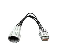 Presa for lampada faro for auto a 6 pin Connettore lampada impermeabile 6185-1175 6188-0560(MULTI,10pcs with 15cm wire)