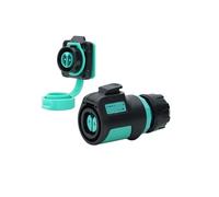 Presa for spina aeronautica inversa M16, presa quadrata di alimentazione a 2-3-4 poli, 5-7-8-9 pin(2 core plug T2 square socket 10A500V)