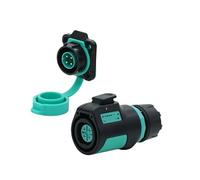 Presa for spina aeronautica inversa M16, presa quadrata di alimentazione a 2-3-4 poli, 5-7-8-9 pin(4 pin plug T4 square socket 10A500V)