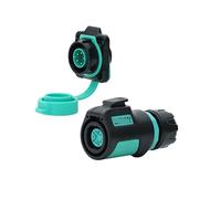 Presa for spina aeronautica inversa M16, presa quadrata di alimentazione a 2-3-4 poli, 5-7-8-9 pin(5 pin plug T5 square socket 5A250V)