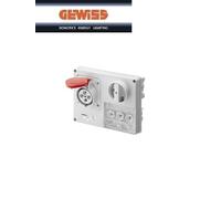 PRESA GEWISS INTERBLOCCATA PORTAFUSIBILE 32A 3P+N+T IP44 GW66042
