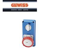PRESA GEWISS INTERBLOCCATA PORTAFUSIBILI 16A 3P+N+T IP67 GW66231N