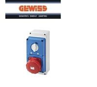 WANDSTECKD. M.GEH VERT. 3P+T 63A 400V 6H