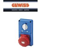 PRESA GEWISS INTERBLOCCATA PORTAFUSIBILI 63A 3P+T IP67 GW66352N
