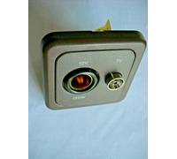 PRESA I2V (TIPO PICCOLA)+ TV DDT MARRONE PER CARAVAN / CAMPER / BARCHE