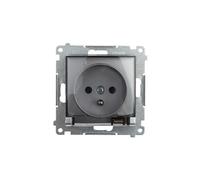 Presa impermeabile agli spruzzi con/e IP44 con DGZ1BUZ.01/43A