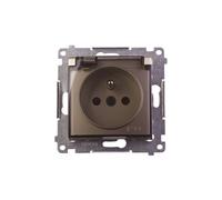 Kontakt-Simon DGZ1BUZ.01/44A - Presa di corrente in plastica, IP44, 250 V, 75 mm, 45 mm