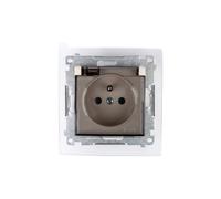 Presa impermeabile agli spruzzi con/e IP44 con DGZ1BZ.01/41A