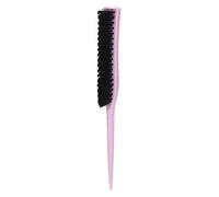 Presa in giro per la cura dei capelli per capelli per capelli portatili 3 fili Presa in giro per la spazzola Aumenta il volume manico ergonomico uomini donne saloni viaggi a casa (Viola chiaro)