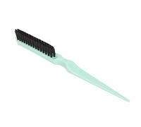Presa in Giro per la Spazzola per Capelli, ABS Presa in Giro il Pettine per Capelli Nylon Coda di Topi in Preda Alla Spazzola con Impugnatura Ergonomica per Uomini e Donne (GREEN)