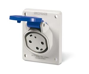 Presa inc.veicolo el. 2p+t 220 V 16a IP44 Grigio