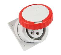 Presa incasso industriale inclinata Fanton 3P+N+T 16A 400V IP67 rosso 71655