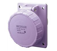 Presa inclinata viola 2 poli 12/24v 16A IP67