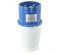 Presa industriale 32A 3 pin e set, 220-250 V IP44 impermeabile connettore da parete con anima in ottone per roulotte e camper