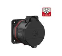 PRESA INDUSTRIALE DA INCASSO WALTHER Presa CEE NEO, 400 V, Nero, Rosso