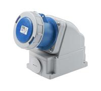 Presa industriale da parete, 220V 230V, 3 poli 2P+T, 63A, IP67 - Rosi 1001263