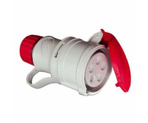 Presa industriale diritta CEE 3P+T+N IP44 32A 400V codice 71125 marca FME FANTON