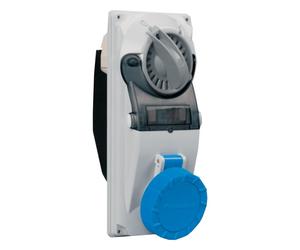 Presa Industriale Interbloccata CEE Palazzoli 2P+T 16A 230V IP67 fusibile