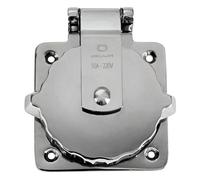 Presa inox 30 A 220 V - 1 PZ Osculati - 14.330.00 - 1433000