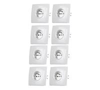 Presa, installazione incorporata Presa a parete Presa elettrica universale in plastica Sicuro per la casa