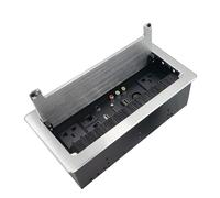 Presa integrata, presa di corrente integrata, presa di corrente da incasso con occhiello | porta di ricarica USB HDMI, interfaccia di tipo C, occhiello di alimentazione da scrivania per piano di