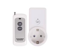 Presa Intelligente con Timer, Presa di Corrente con Telecomando, Interruttore Wireless Multifunzione per La Casa, Spina UE