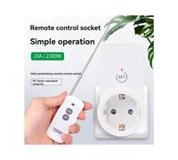 Presa Intelligente con Timer, Presa di Corrente con Telecomando, Interruttore Wireless Multifunzione per La Casa, Spina UE