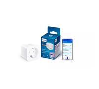 Presa intelligente Philips Matter Wi-Fi Tipo F Controllo consumo e vocale compatta