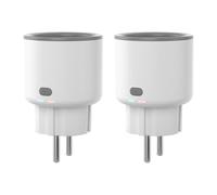 SONOFF S60TPF 2PCS Presa Smart 16A 2.4G WIFI Intelligente Smart Plug with Timer, Power Statistics, Overload Protection, Voice Control, Compatible with Alexa, Google Home