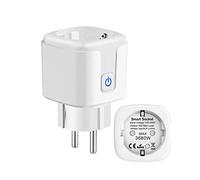 Presa intelligente Wi-Fi 16 A, 3680 W, presa intelligente con telecomando e controllo vocale, presa Smart Alexa misura il consumo energetico, presa WiFi 2,4 G, compatibile con Alexa&Google Home 1 Pack