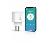 Presa intelligente WiFi 20 A, compatibile con Alexa e Google Home, controllo remoto App Tuya Smart, programmabile e automazione, presa intelligente per la casa, bianco