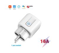 Presa intelligente WiFi francese, presa connessa 16A, potenza nominale 3680W, compatibilità universale con elettrodomestici, configurazione sicura.