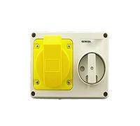 PRESA INTERBLOCCATA 2P+T 32A 110/130V