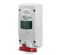 Presa interbloccata a parete 32A 3P T 380-415V 6h IP66 IP67 con interblocco mecc