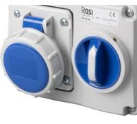 Presa interbloccata con sezionatore senza fondo Rosi Materiale Elettrico Serie 1
