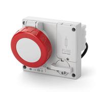 Scame omnia - Base/s ip67 3 poli+neutro+terra 32a 346-415v portafusibile