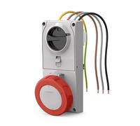 Presa interbloccata da incasso 32A 3P+T 380-415V 6h IP66 IP67 IP69 con interbloc