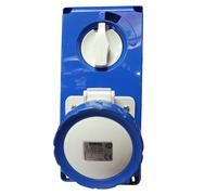 Presa interbloccata Gewiss verticale 2P+T 32A IP67 GW66315N