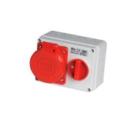 Presa Interbloccata Orizzontale 16A 3P+N+T 400V IP54 ROSI 14.3414R6