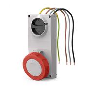 Presa interbloccata Scame Proxima 3P+T 32A rosso - 407.3286