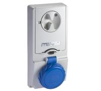 Presa Interbloccata Schneider verticale 2X16 T 230V IP65 82181